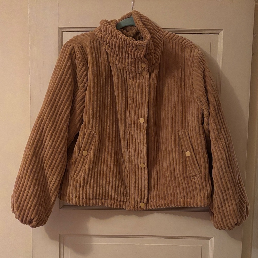 Entro Tan Corduroy Jacket size small